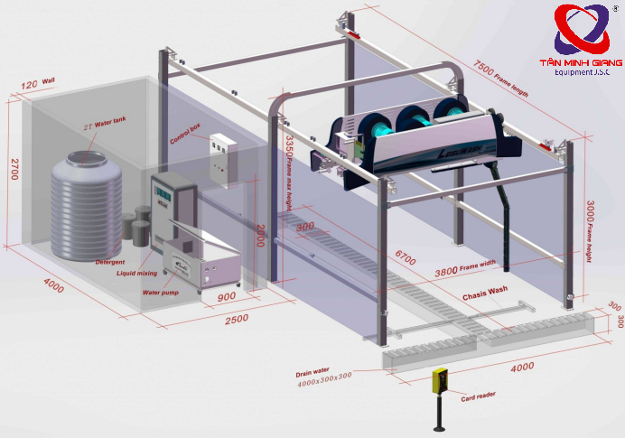 may-rua-xe-tu-dong-khong-cham-Leisu-wash